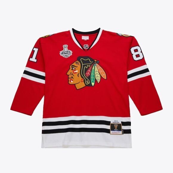 NWT | Men's Marian Hossa Red Chicago Blackhawks 2014/15 Power Play Player Jersey - Picture 1 of 10